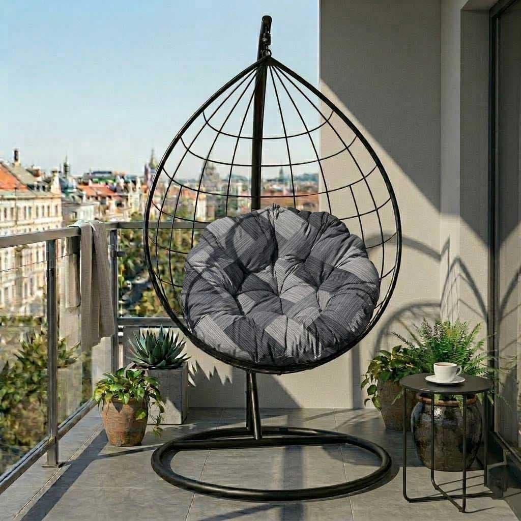 Jastuk 120cm Za Gnezdo Baštensku Ljuljašku TRICOT-BL