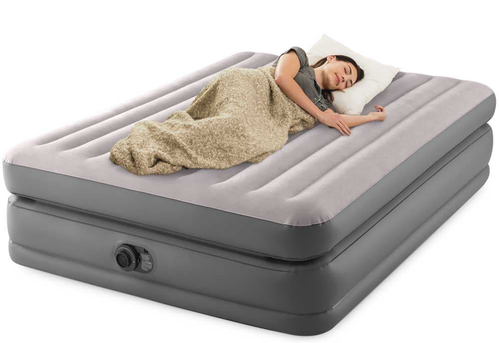 Intex Vazdušni krevet sa ugrađenom pumpom Queen Prime Comfort 152x203x51cm 64164