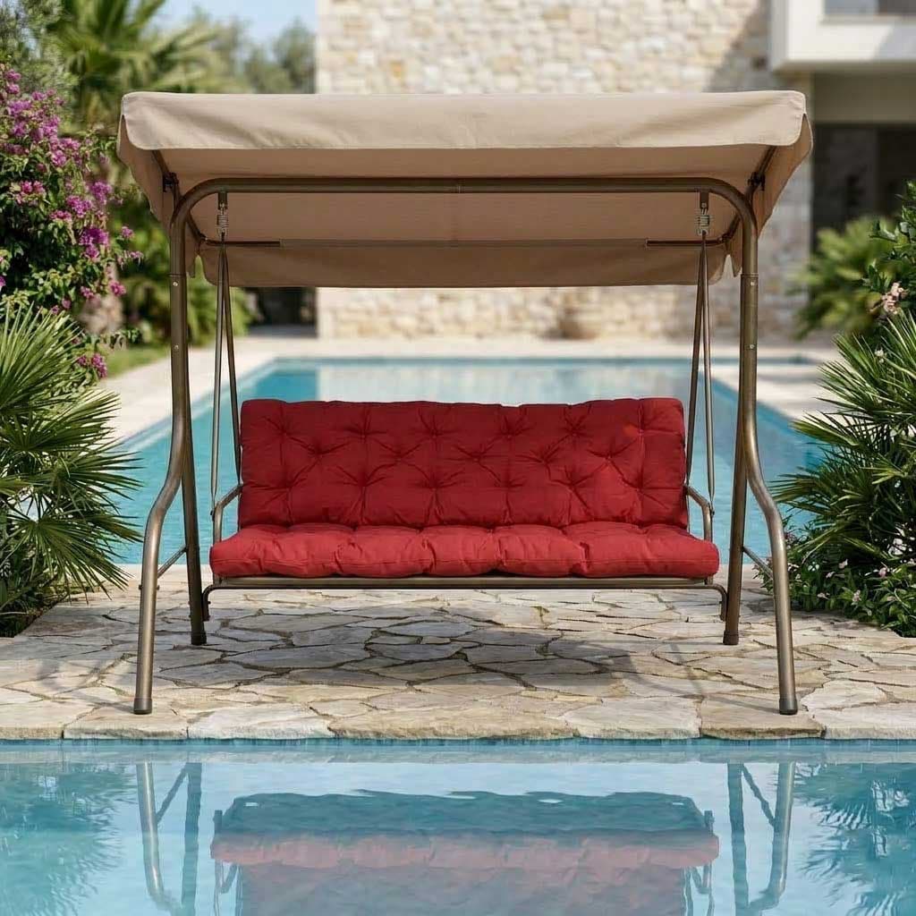 Jastuci za Baštensku Ljuljašku 180x65x65cm RED