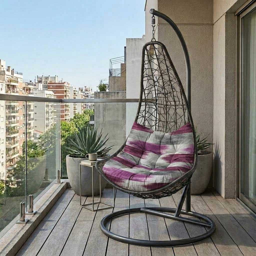 Jastuk Za Ratan Ljuljašku Za Jednu Osobu PINK BRUSH