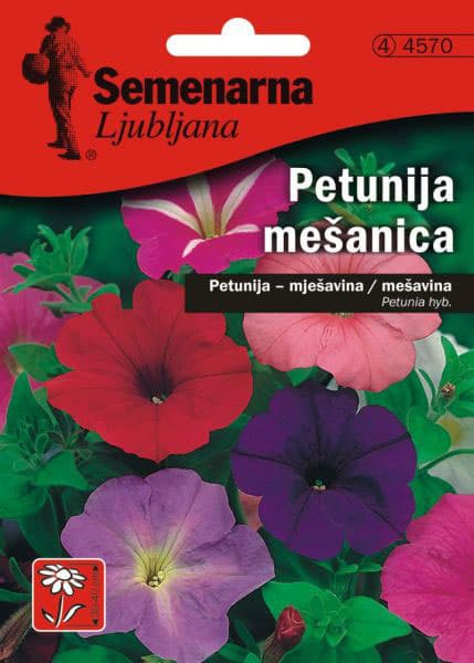 Seme za cveće 5 kesica Petunija - mešavina - Petunia hyb. - 4570