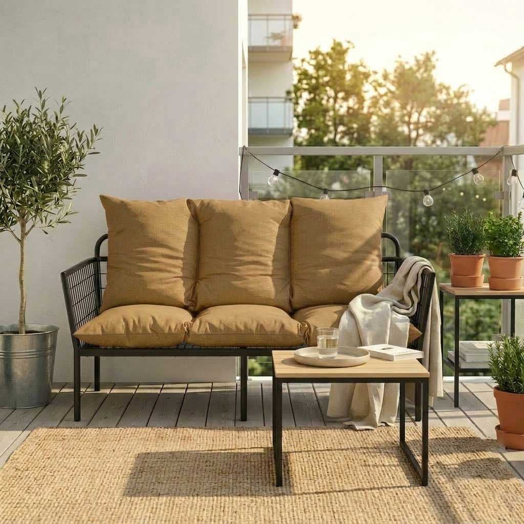 Jastuk Za BaštenskI Dvosed 100x50x50 cm MUSTARD