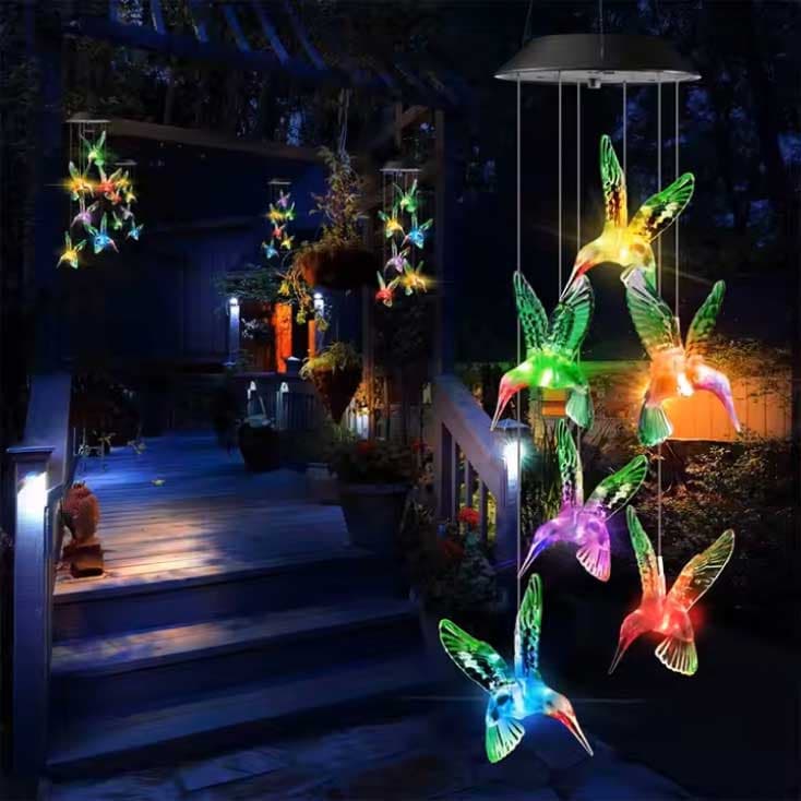 Viseća solarna LED lampa Ptice