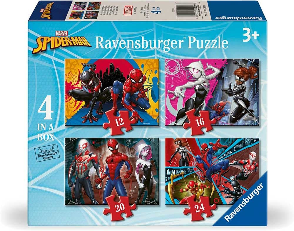 Puzzle za decu 4u1 Spajdermen Ravensburger 12004201