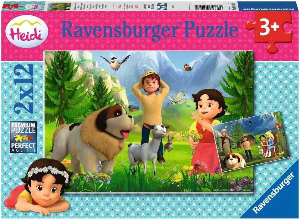 Puzzle za decu 2x12 delova Hajdi Ravensburger 05143