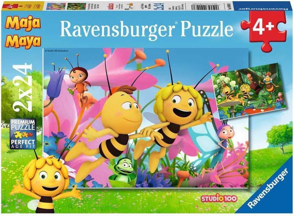 Puzzle za decu 2x24 dela Pčelica Maja Ravensburger 09093