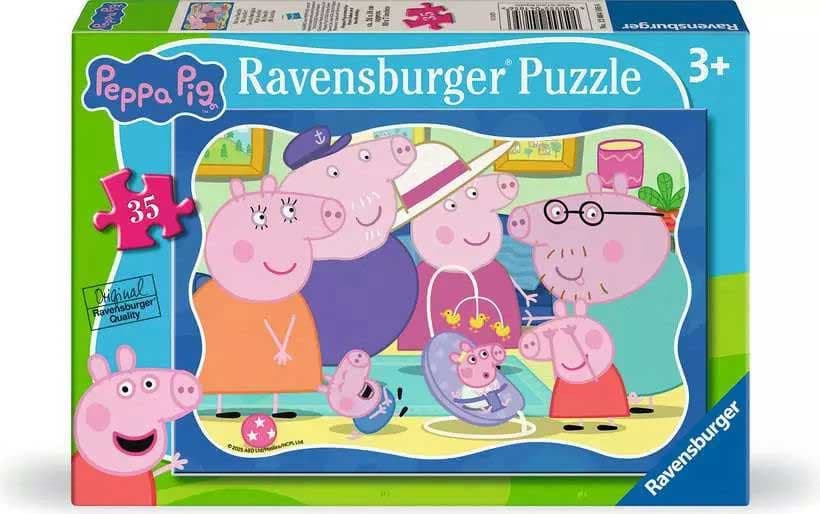 Puzzle za decu 35 delova Pepa Prase i beba Ravensburger 12004185