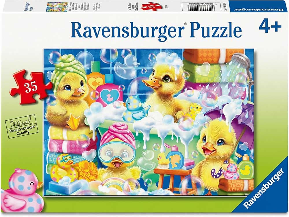 Puzzle za decu 35 delova Pačići se kupaju Ravensburger 12004299