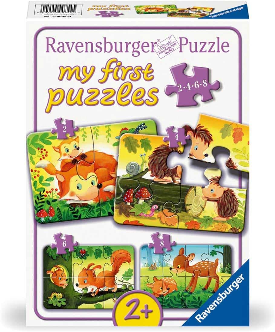 Moje prve Puzzle slagalice 4u1 Porodice divljih životinja Ravensburger 12000854
