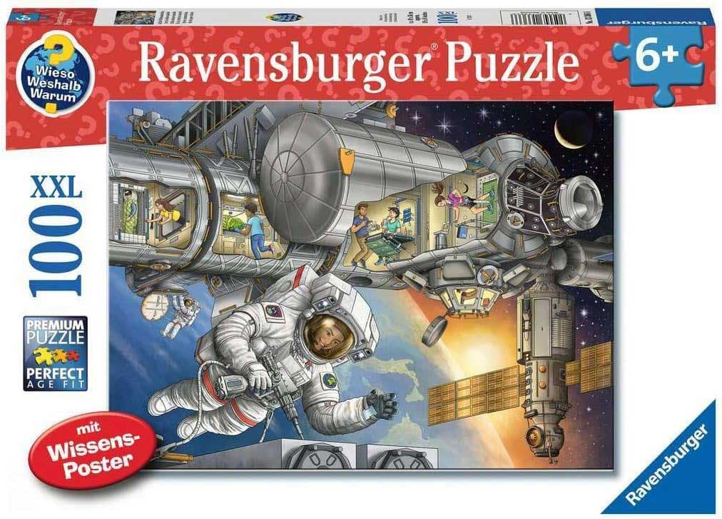 Puzzle za decu 100XXL delova Na svemirskoj stanici Ravensburger 13366