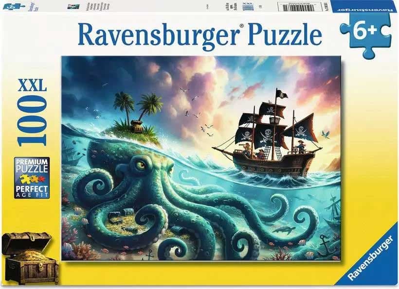 Puzzle za decu 100XXL delova Gusarsko blago Ravensburger 12004263