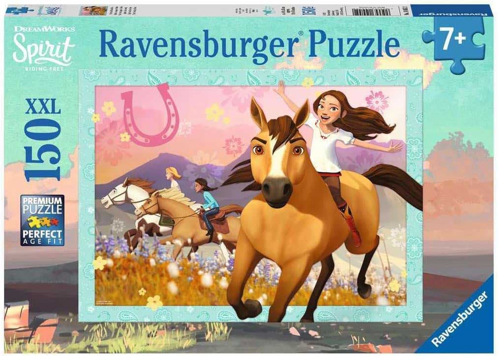 Puzzle slagalica 150XXL delova Konj Spirit Divlji i slobodan Ravensburger 10055