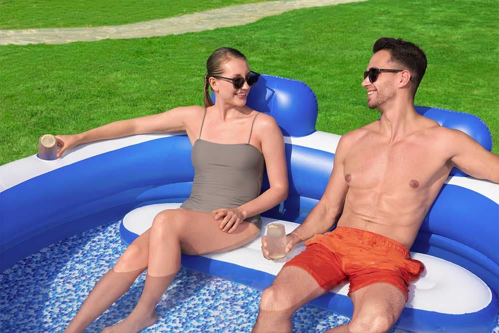 Bestway Bazen na naduvavanje sa sedištem i naslonima Splash Paradise 54422