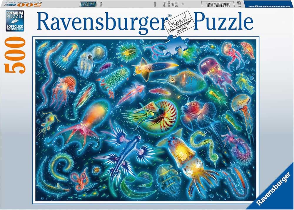 Puzzle 500 delova Neverovatne meduze Ravensburger 17375