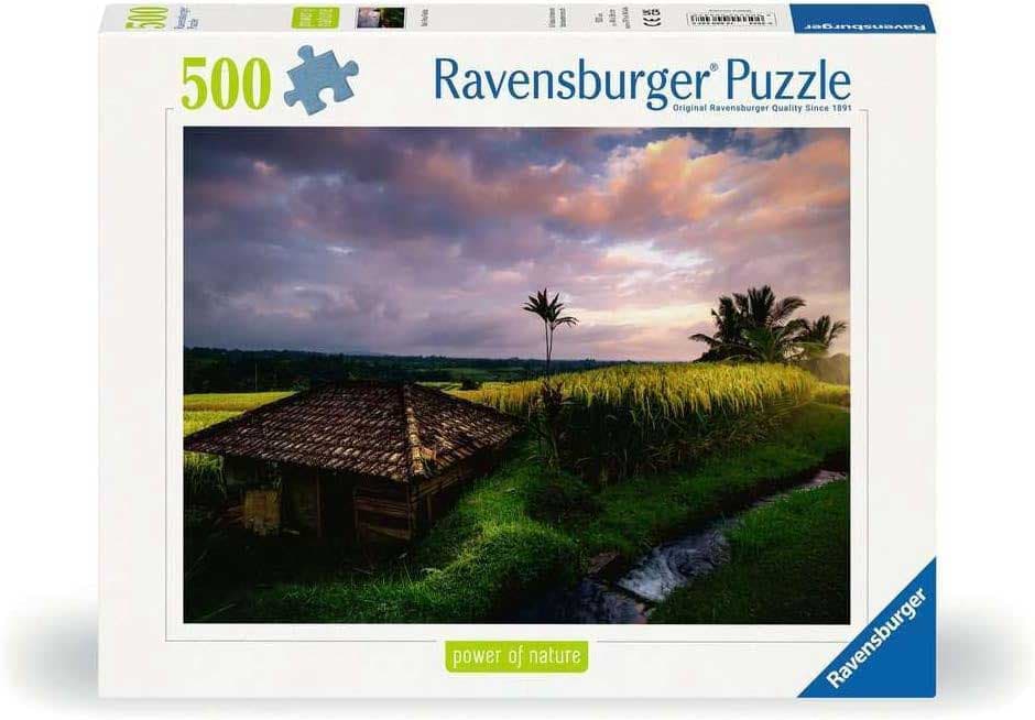 Puzzle 500 delova Pirinčana polja Balija Ravensburger 12000642