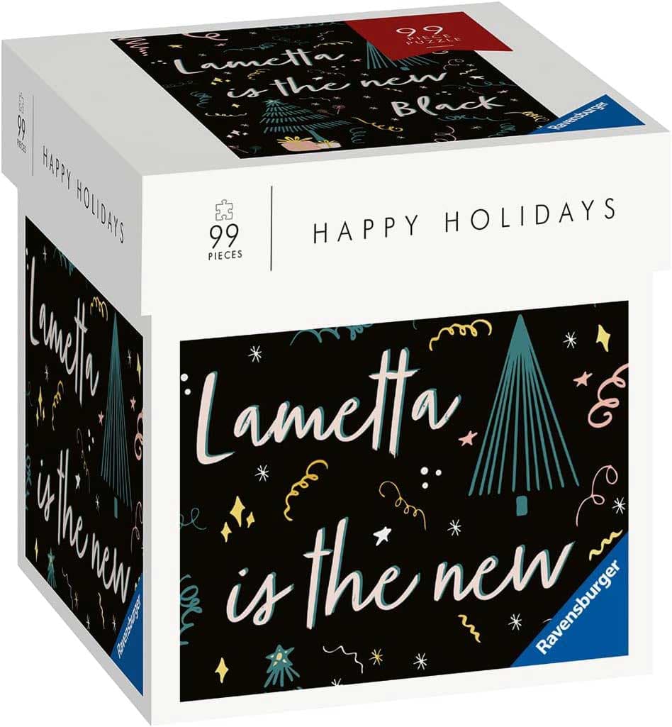 Puzzle 99 delova Happy Holidays - Lametta is the new black Ravensburger 17355