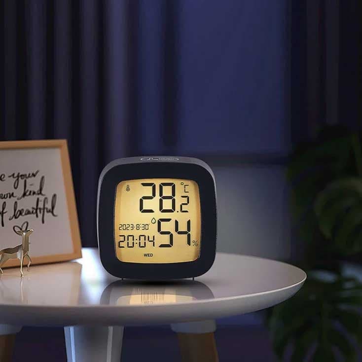 Digitalni stoni sat sa budilnikom i termometrom 11934BK