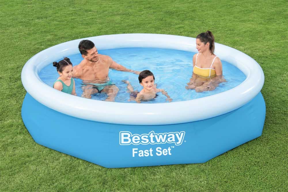 Bestway Fast Set Okrugli bazen sa prstenom na naduvavanje bez pumpe 305 x 66 cm 57456