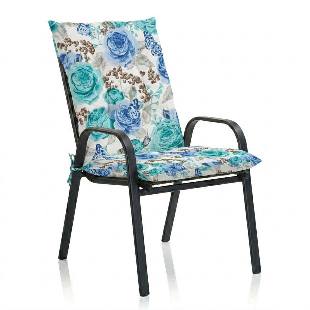 Jastuk Za Stolicu Sa Naslonom 1 kom. 50x110 BLUE ROSES