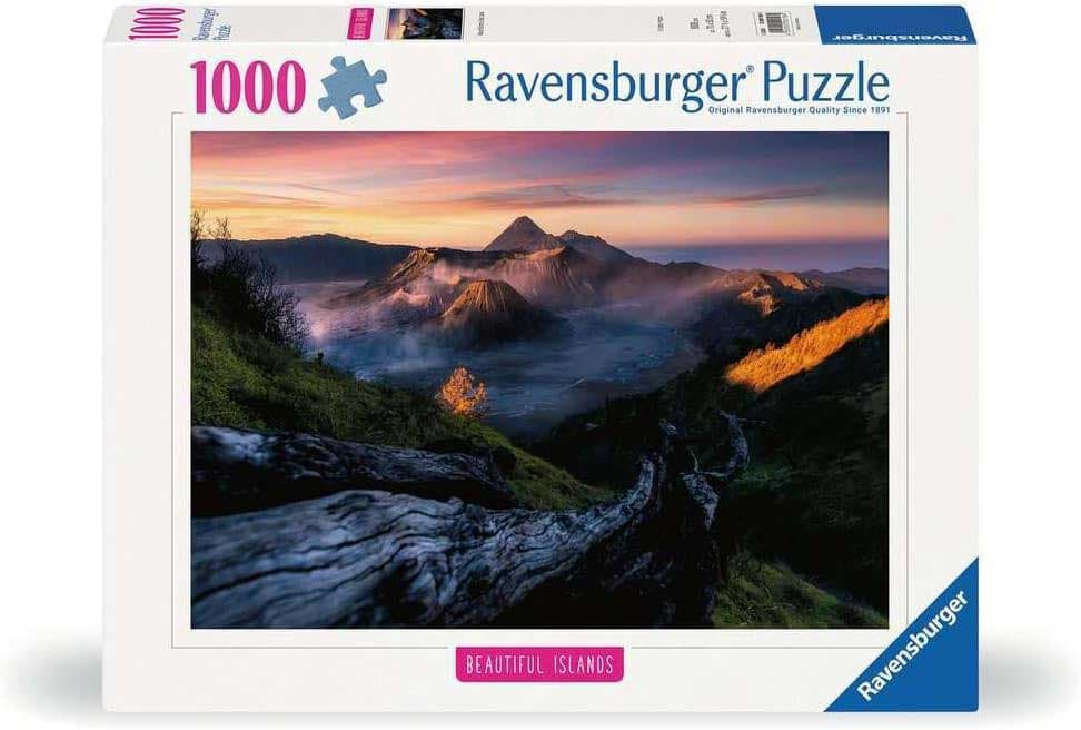 Puzzle slagalica 1000 delova Vulkan Bromo Indonezija Ravensburger 12000158