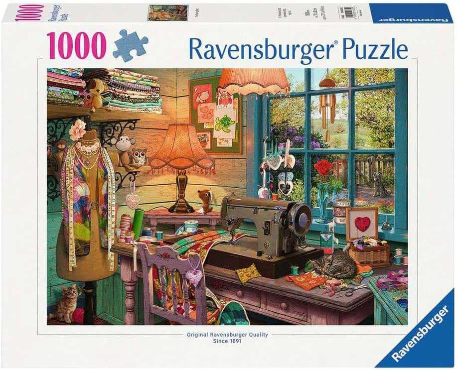 Puzzle slagalica 1000 delova Krojački atelje Ravensburger 12000334