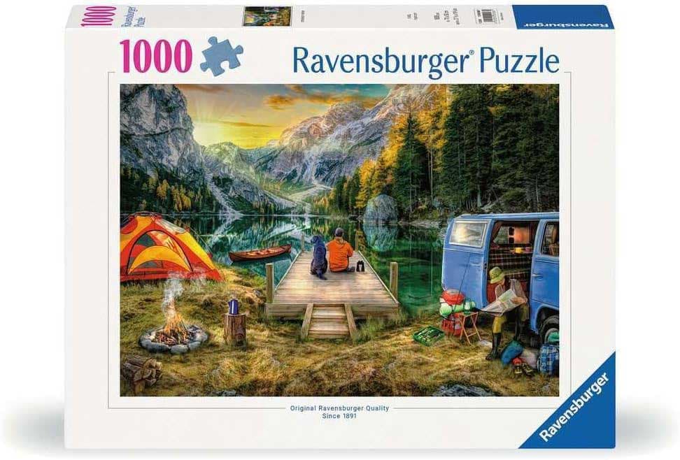Puzzle slagalica 1000 delova Kampovanje Ravensburger 12000568