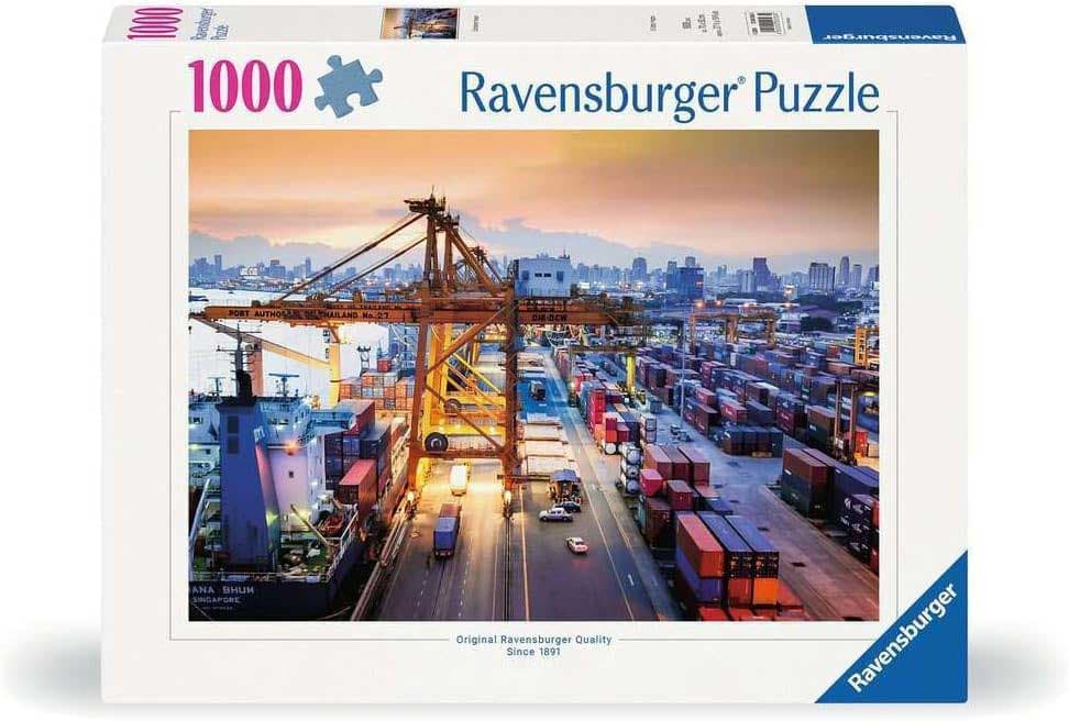 Puzzle slagalica 1000 delova Hamburška luka Ravensburger 12000583