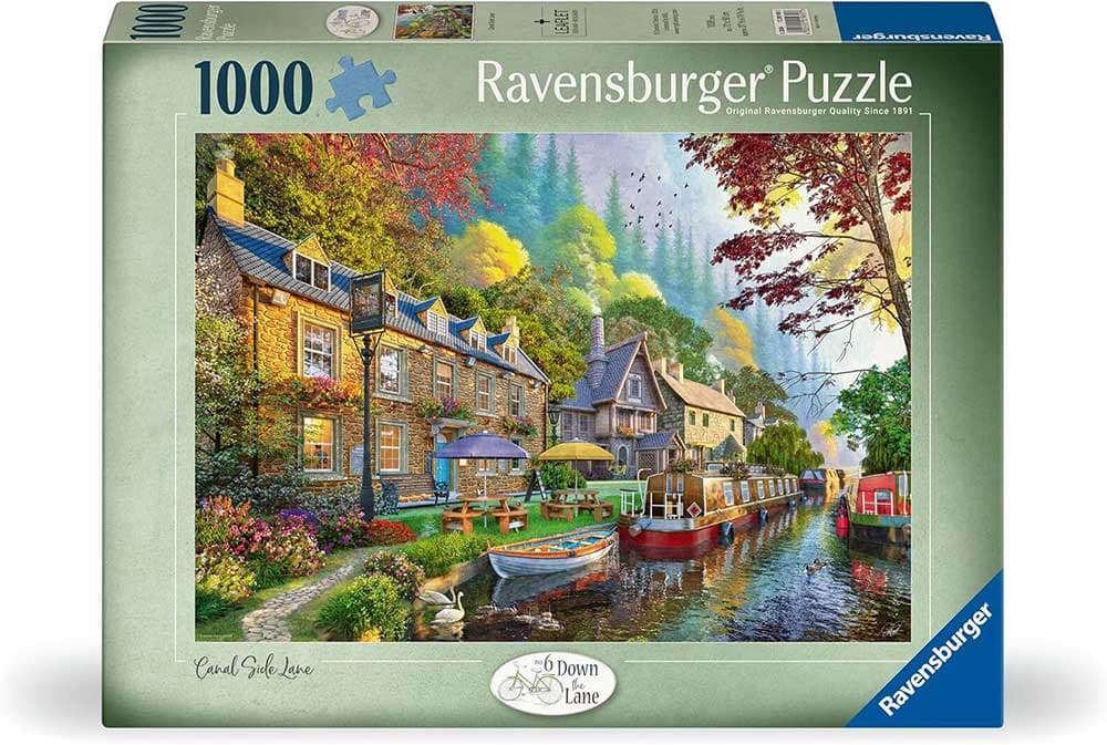 Puzzle slagalica 1000 delova Ulica uz kanal Ravensburger 12001981