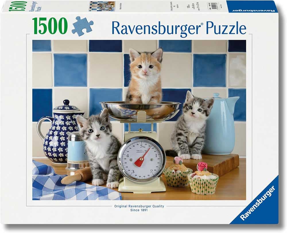 Puzzle slagalica 1500 delova Mačići u kuhinji Ravensburger 12001708