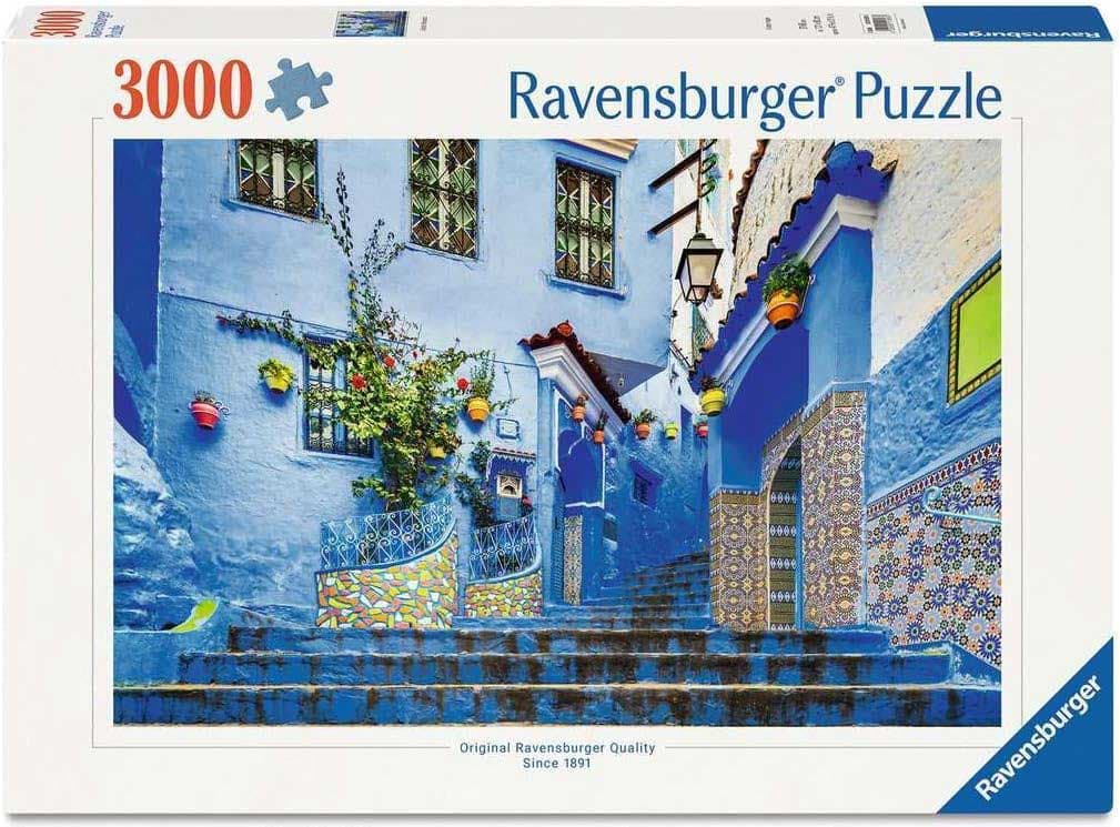 Puzzle slagalica 3000 delova Maroko u plavom Ravensburger 12001893