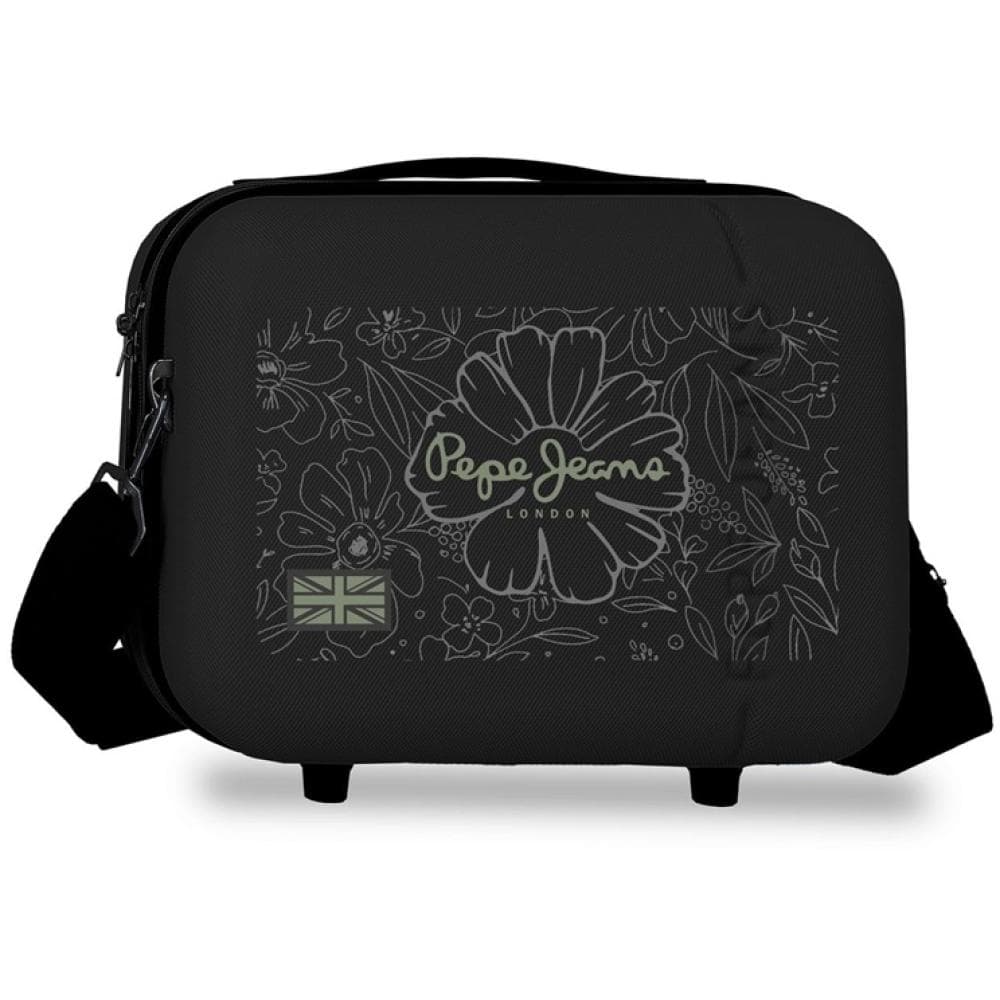 Neseser kofer za kozmetiku i šminku Pepe Jeans Eloise black 61339