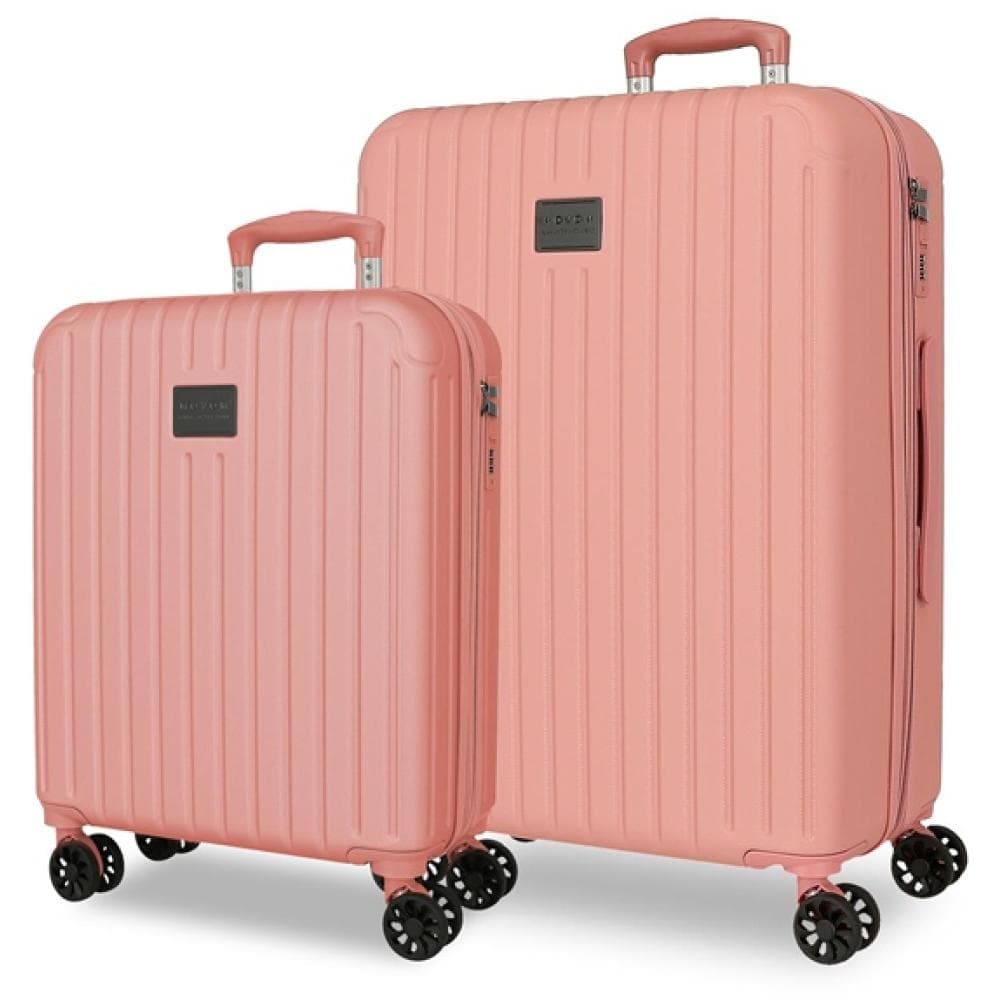 Komplet proširivih kofera 55cm i 68cm Movom Timber powder pink 55589