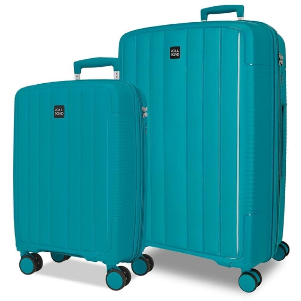 Komplet proširivih polipropilenskih kofera 55cm i 65cm Roll Road Acadia emerald 55389
