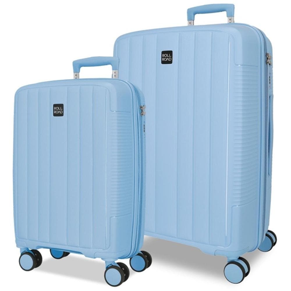 Komplet proširivih polipropilenskih kofera 55cm i 65cm Roll Road Acadia sky blue 55389