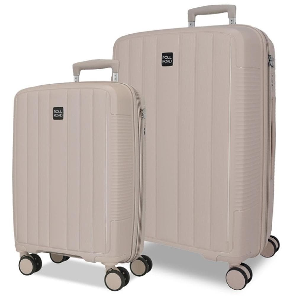 Komplet proširivih polipropilenskih kofera 55cm i 65cm Roll Road Acadia beige 55389