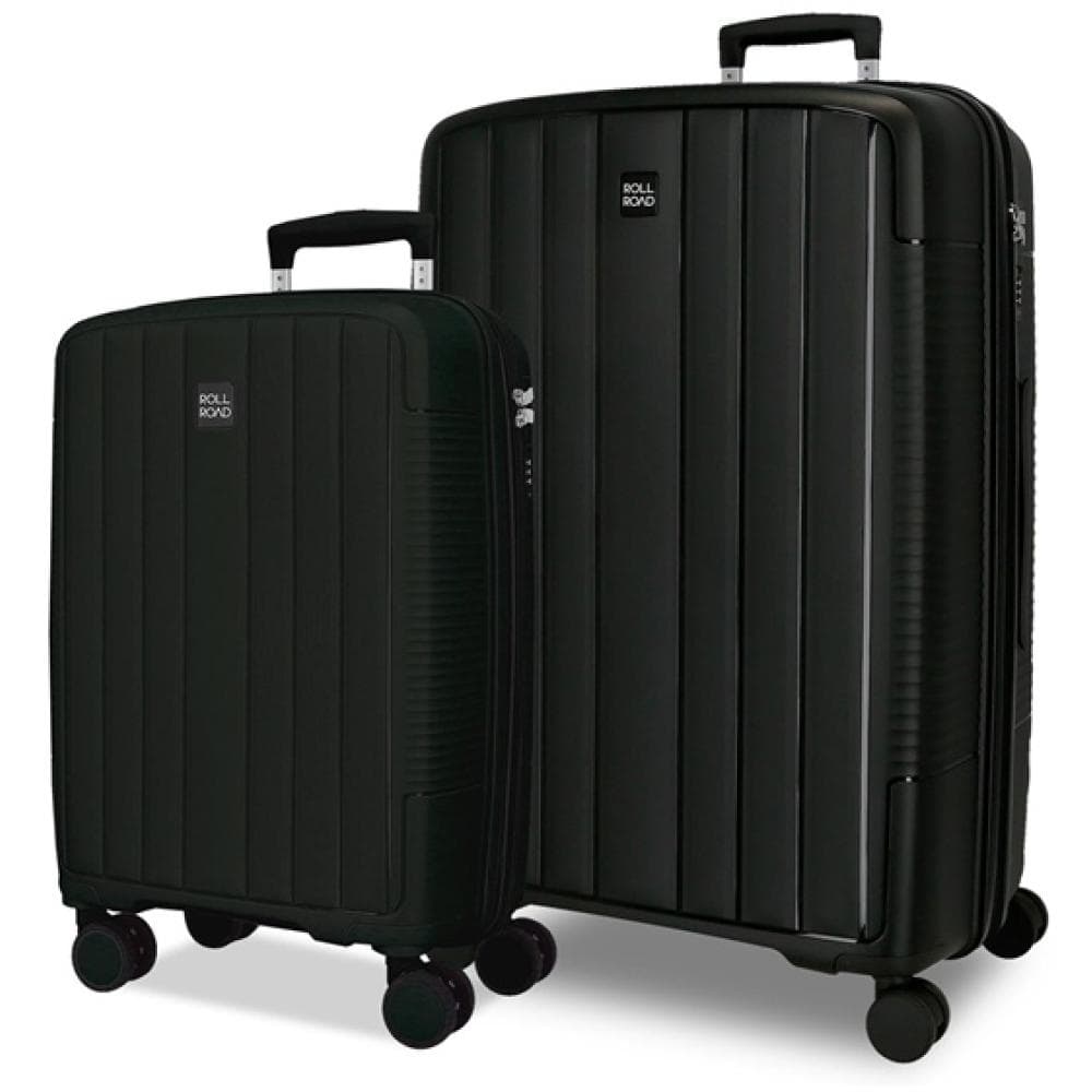 Komplet proširivih polipropilenskih kofera 55cm i 65cm Roll Road Acadia black 55389