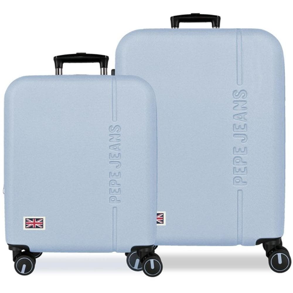 Komplet proširivih ABS kofera 55cm i 68cm PJL Aris light blue 63289