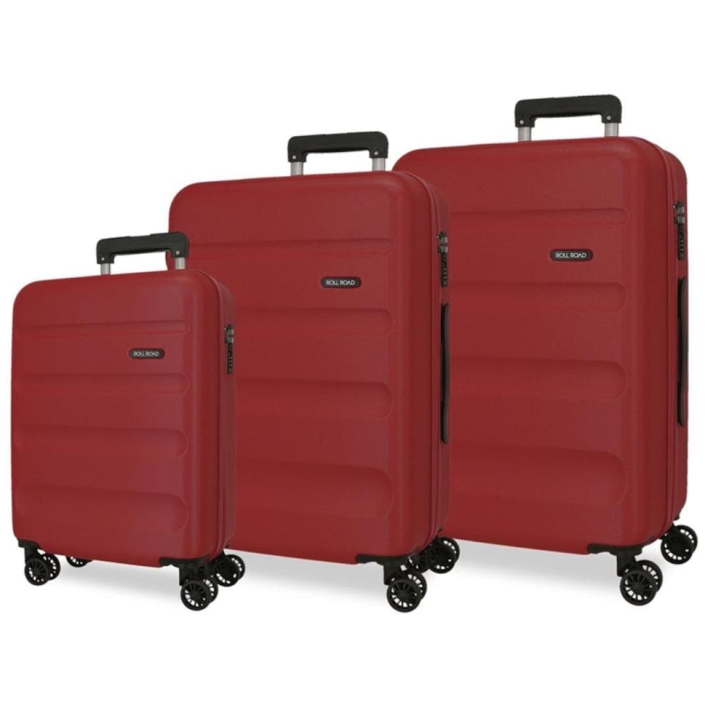Komplet ABS kofera 75/65/55cm Roll Road Flex bordeaux 58494