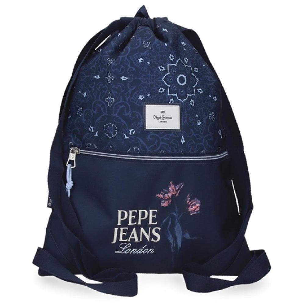 Sportska torba - ranac sa zatezanjem Pepe Jeans Lenay navy 61238