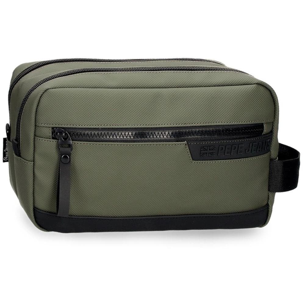 Muški neseser sa 2 pregrade Pepe Jeans Dorking khaki 74644