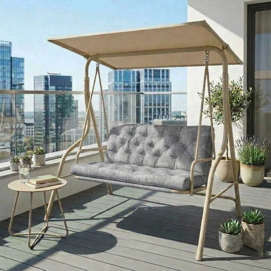 Jastuk za Baštensku Ljuljašku 135x55x55cm MARBLE GREY