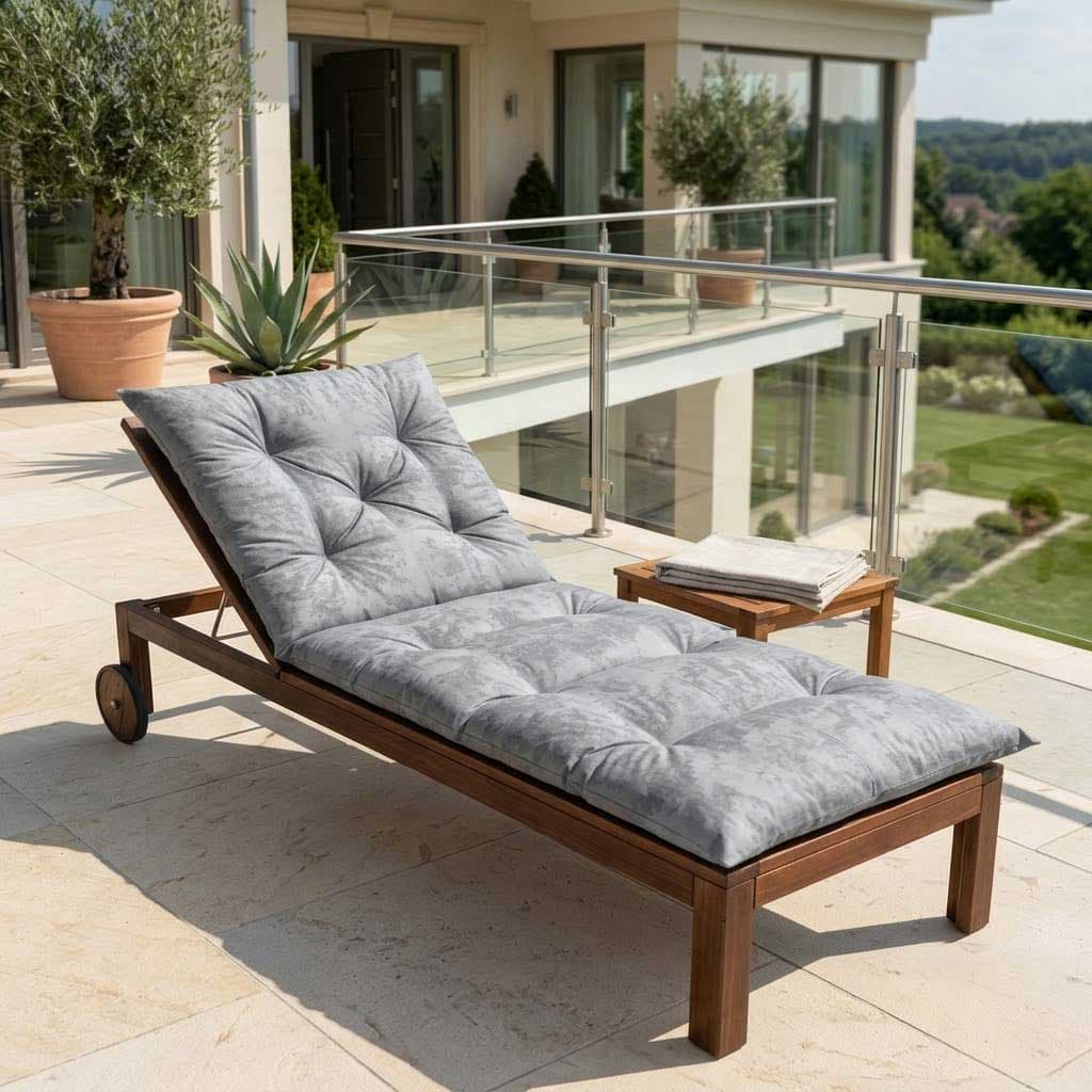Jastuk Za Baštensku Ležaljku 200x70cm MARBLE GREY