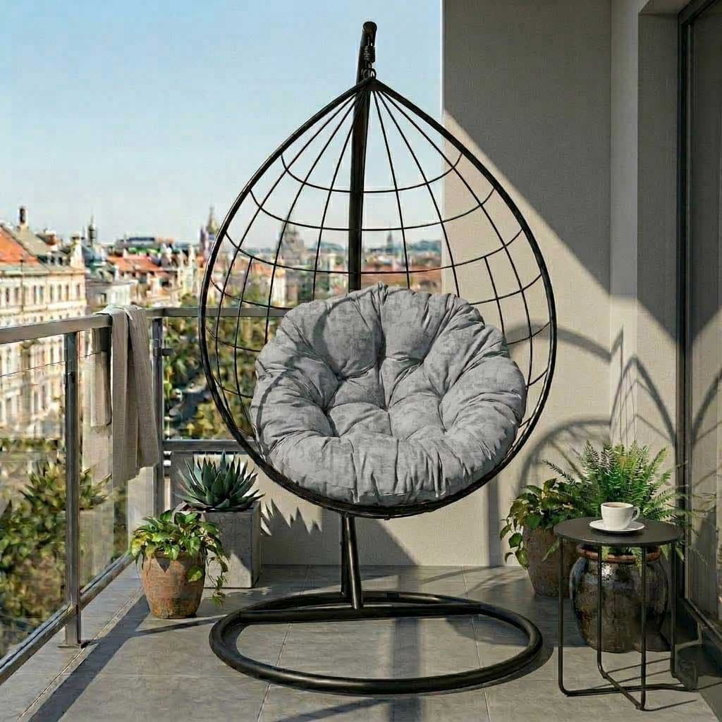 Jastuk 100cm Za Gnezdo Baštensku Ljuljašku MARBLE GREY