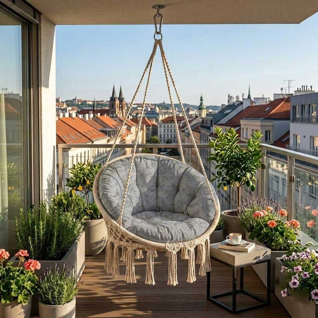 Jastuci za Makrame ljuljašku MARBLE GREY
