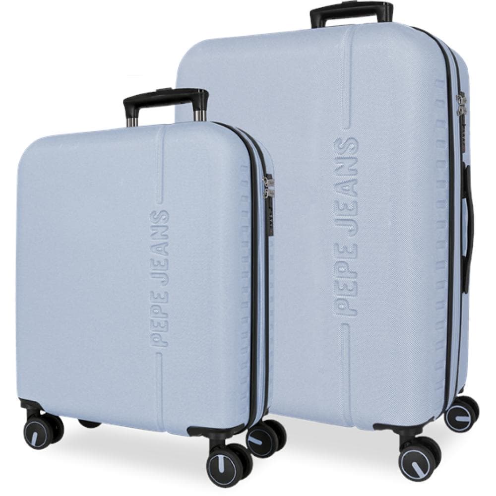 Komplet proširivih ABS kofera 55cm i 68cm PJL Montana sky blue 75689