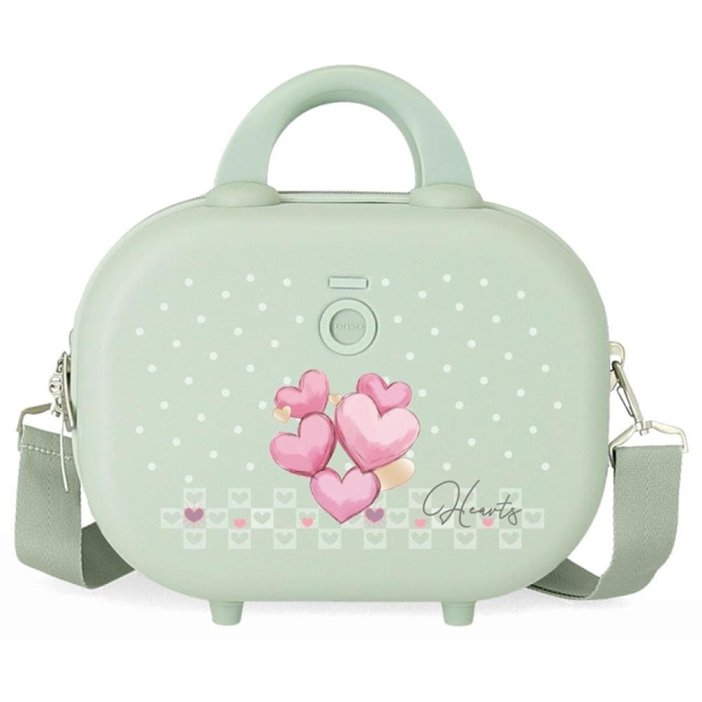 Toaletni kofer neseser Enso Hearts mint 99639