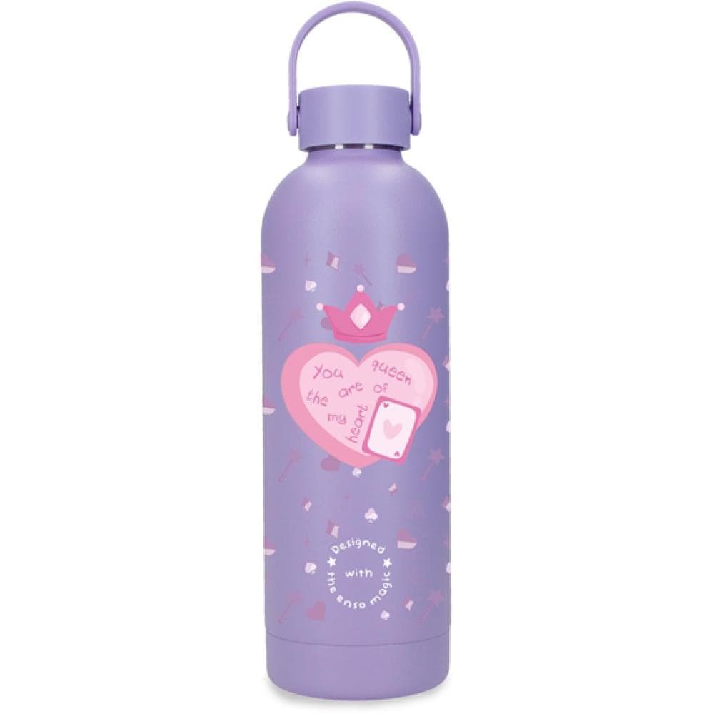 Termos 500ml 12-24h održavanje temperature Enso Queen Of Hearts purple 99533
