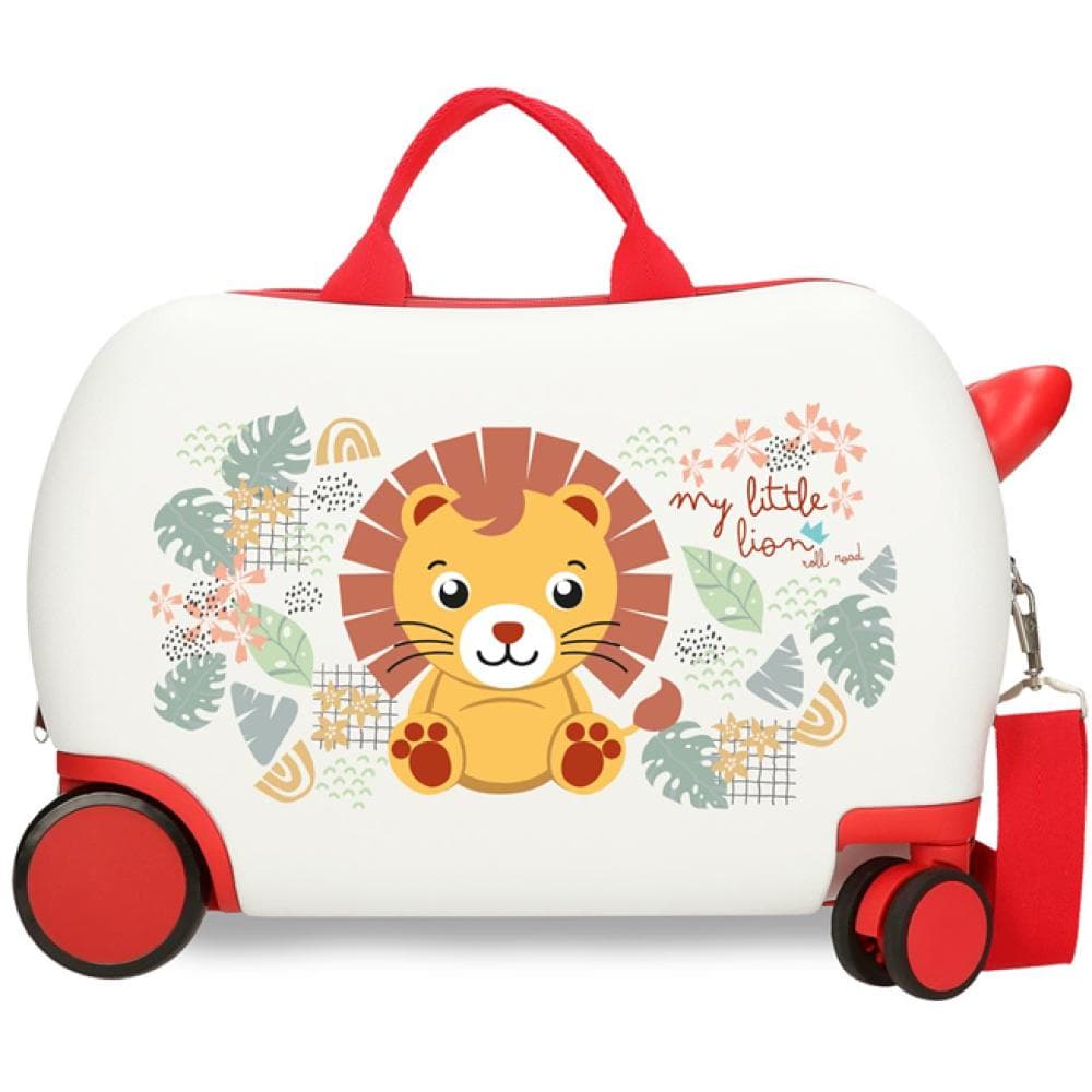 Dečiji kofer za put i vožnju Roll Road Happy Pets Lion 49910