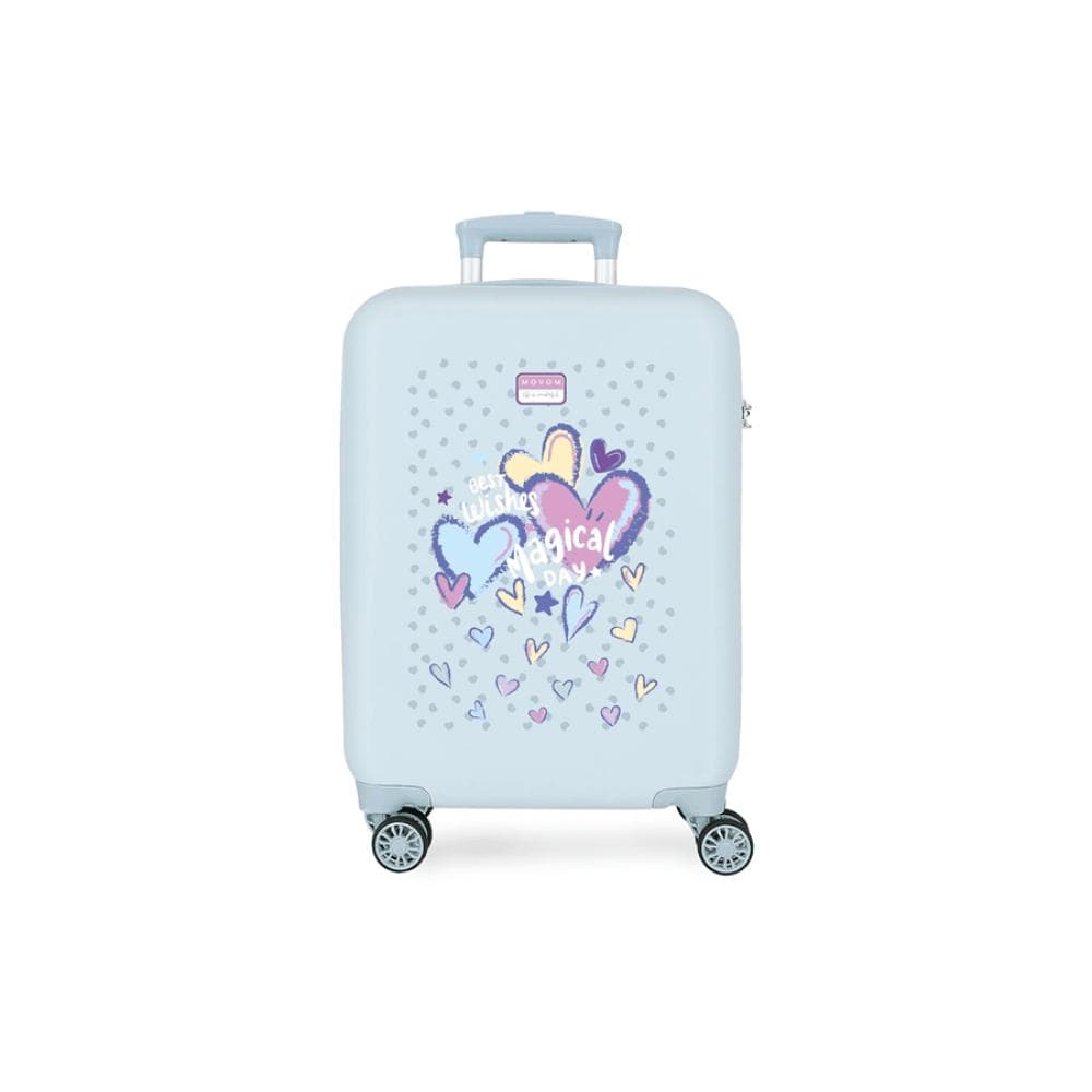 Dečiji putni kofer 55cm Movom Best Wishes sky blue 32111