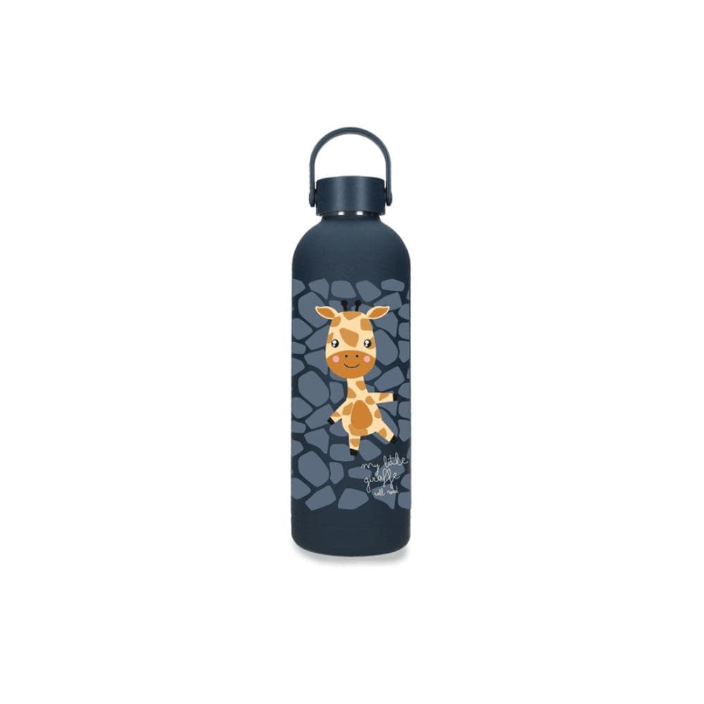 Termos 500ml 12-24h održavanje temperature Roll Road Happy Pets Giraffe navy 49933